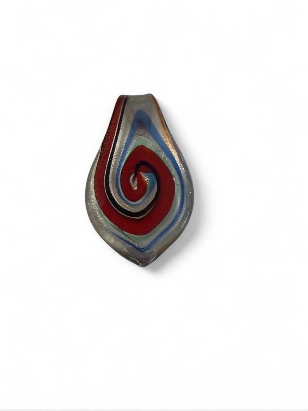 Handblown Multi-Color Glass Pendant